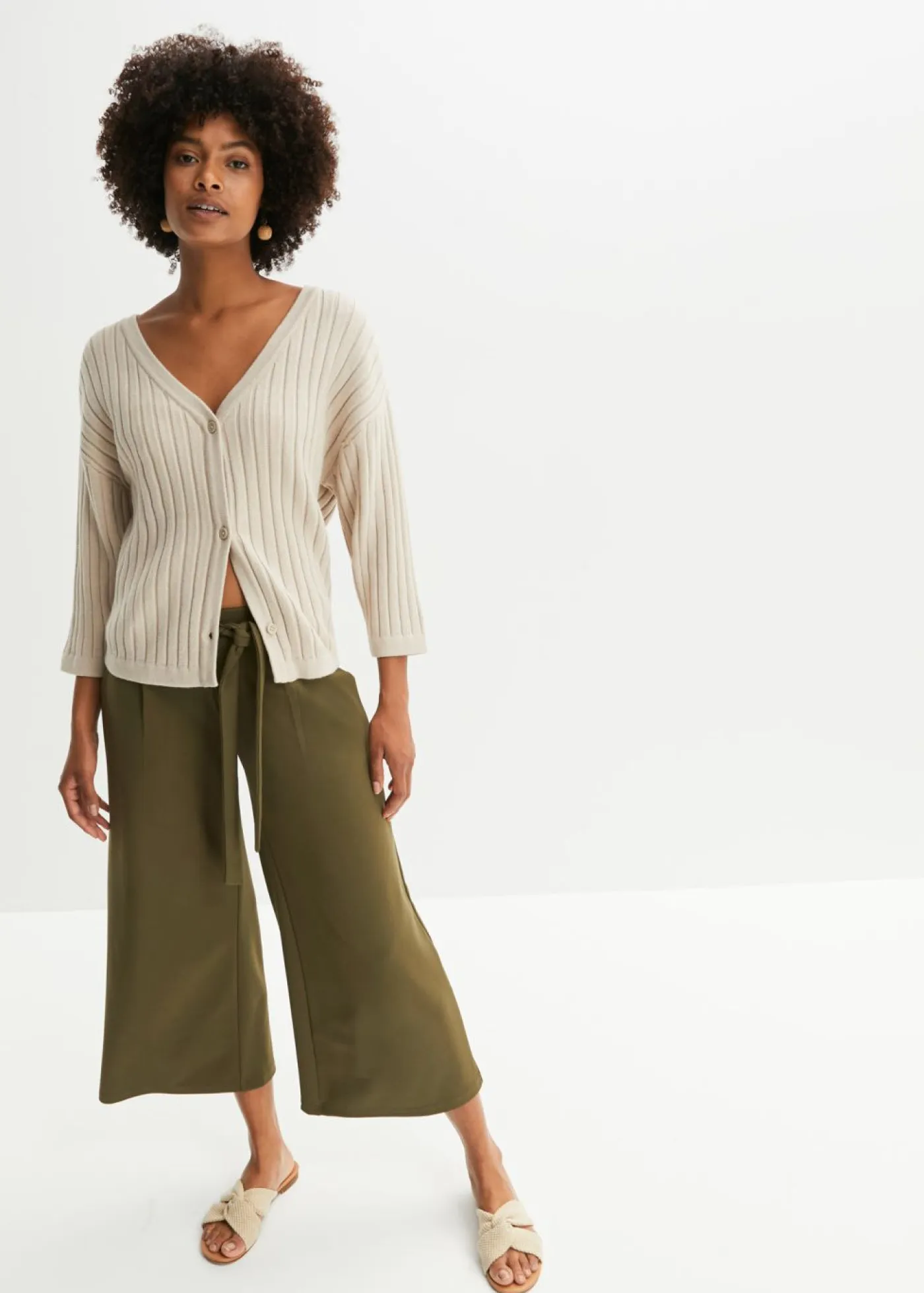 Mujer bonprix bonprix Chaqueta de punto de estilo boxy