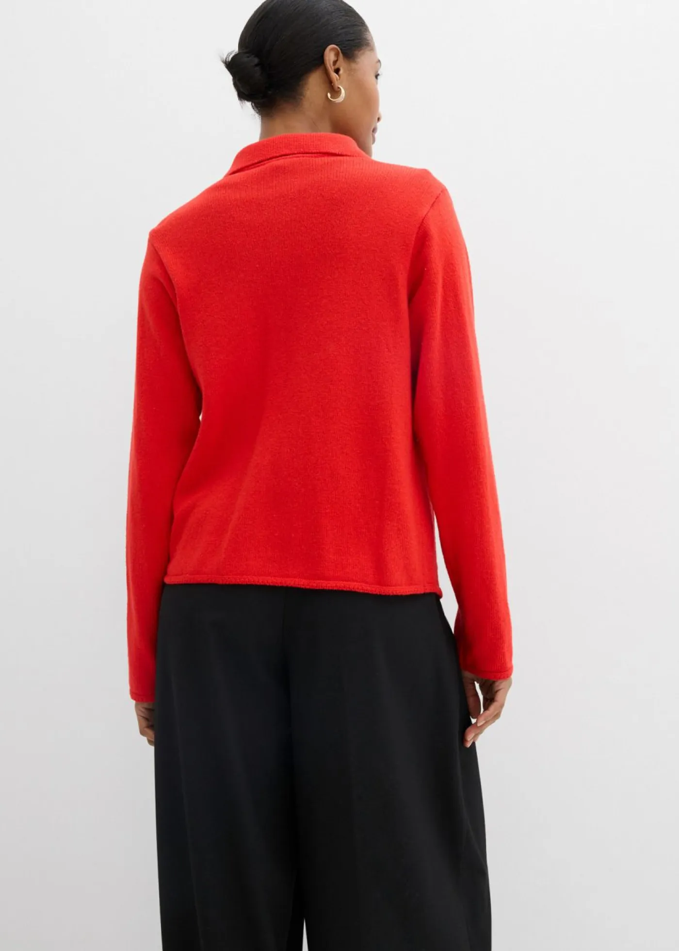 bonprix bonprix Esenciales|Jerséis>Chaqueta de punto de mezcla de viscosa fresa