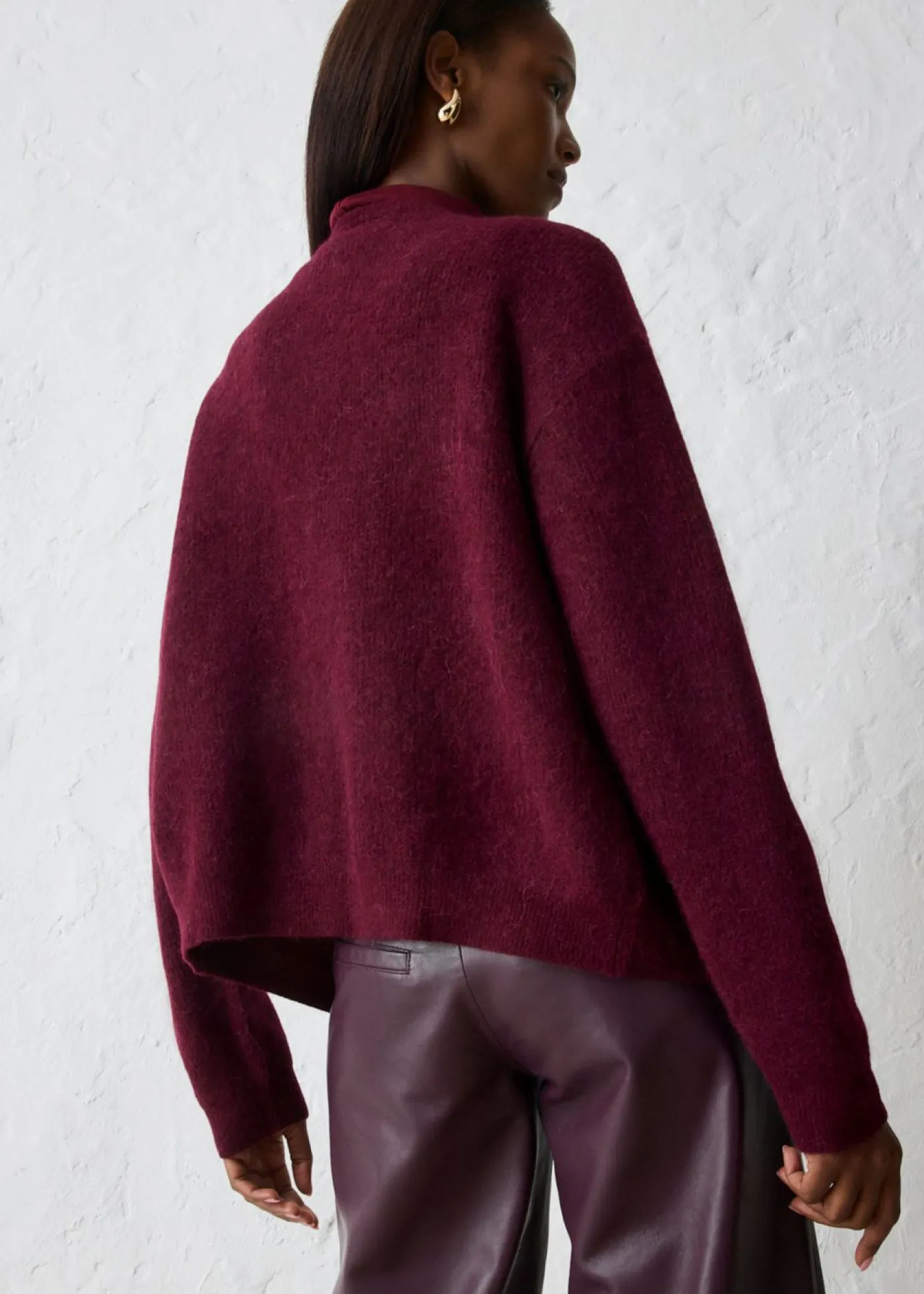 Mujer bonprix bonprix Chaqueta de punto de mezcla de alpaca