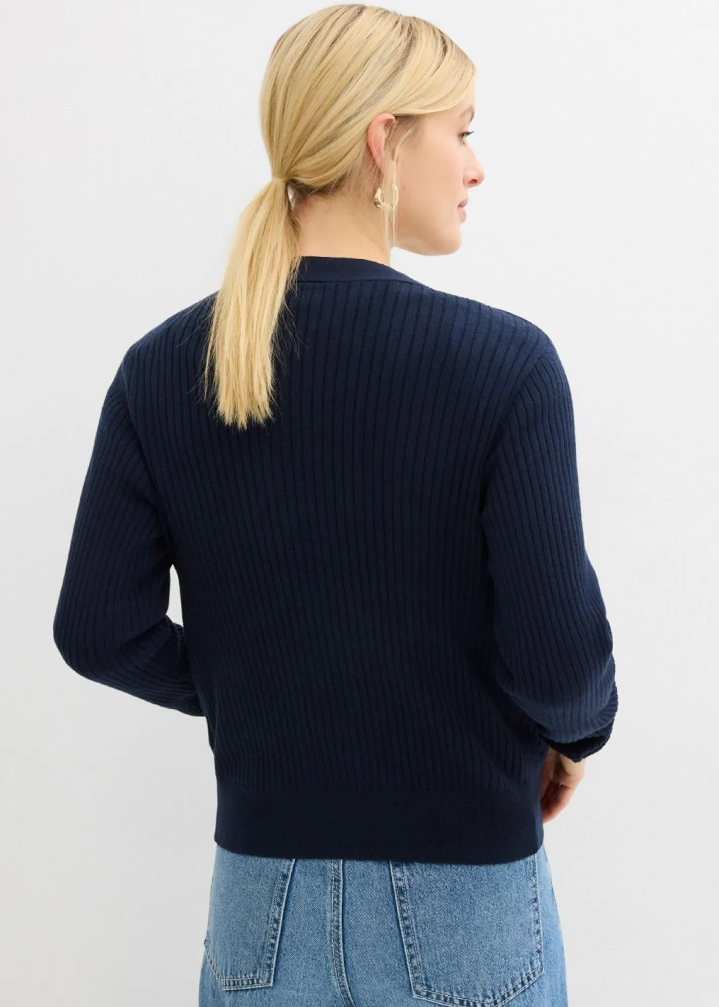 Mujer bonprix bonprix Chaqueta de punto de mezcla de viscosa suave