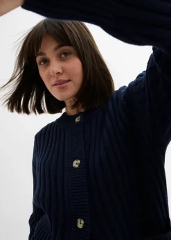 Mujer bonprix bonprix Chaqueta de punto de mezcla de viscosa suave