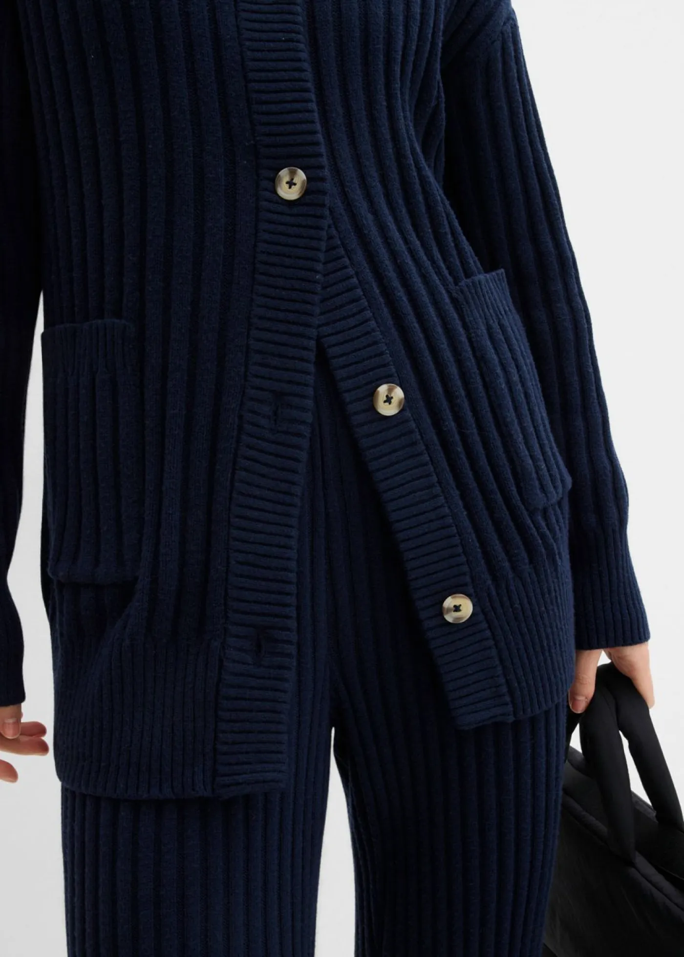 Mujer bonprix bonprix Chaqueta de punto de mezcla de viscosa suave