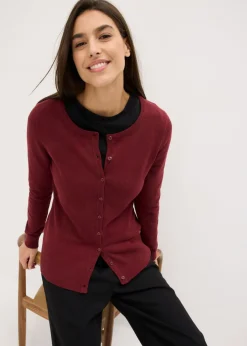 Mujer bonprix bonprix Chaqueta de punto fino con algodón reciclado