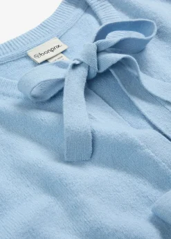 Mujer bonprix bonprix Chaqueta de punto fino con lazo