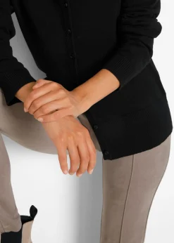 Mujer bonprix bonprix Chaqueta de punto fino con algodón reciclado