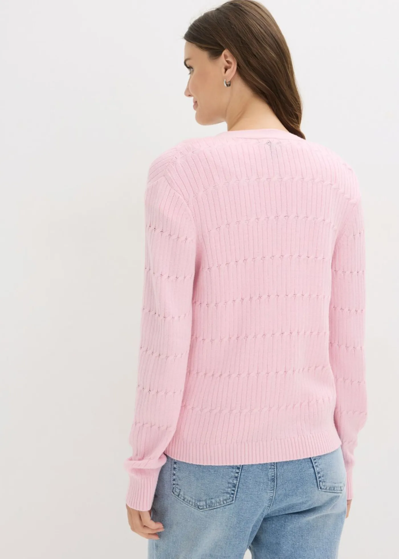 Mujer bonprix bonprix Chaqueta de punto fino de mezcla de viscosa