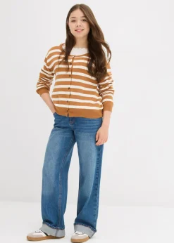 Niños bonprix bonprix Chaqueta de punto fino de mezcla de viscosa suave