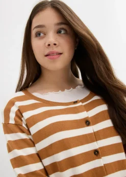 Niños bonprix bonprix Chaqueta de punto fino de mezcla de viscosa suave