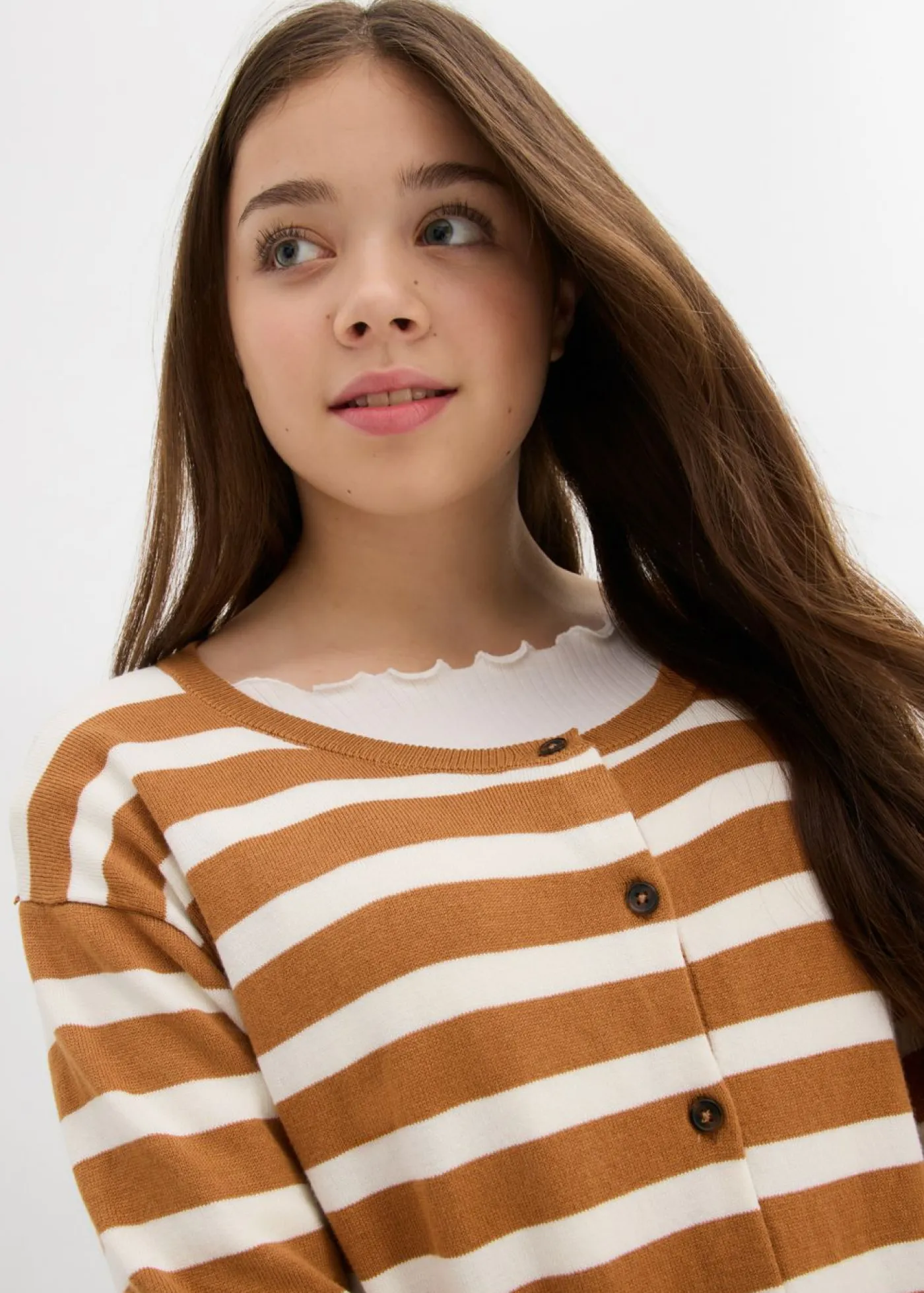 Niños bonprix bonprix Chaqueta de punto fino de mezcla de viscosa suave