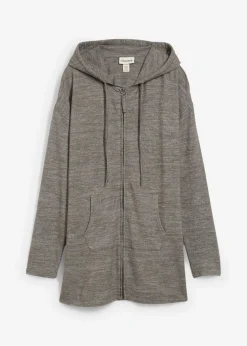 Mujer bonprix bonprix Chaqueta de punto fino de mezcla de viscosa con aspecto de punto