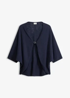 Mujer bonprix bonprix Chaqueta de punto fino de algodón puro