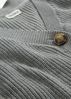 Mujer bonprix bonprix Chaqueta de punto grueso de algodón puro