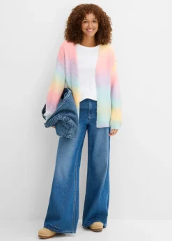 Mujer bonprix bonprix Chaqueta de punto grueso en suave mezcla de lana