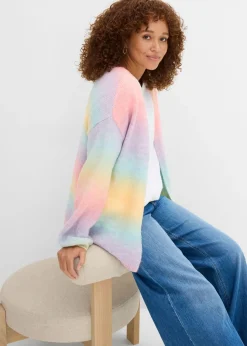 Mujer bonprix bonprix Chaqueta de punto grueso en suave mezcla de lana