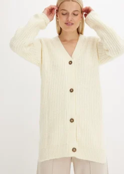 Mujer bonprix bonprix Chaqueta de punto grueso de suave mezcla de lana