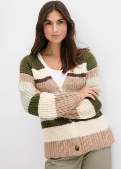 Mujer bonprix bonprix Chaqueta de punto grueso con degradado cromático