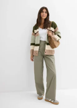 Mujer bonprix bonprix Chaqueta de punto grueso con degradado cromático