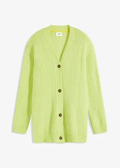 Mujer bonprix bonprix Chaqueta de punto grueso de suave mezcla de lana