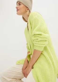 Mujer bonprix bonprix Chaqueta de punto grueso de suave mezcla de lana