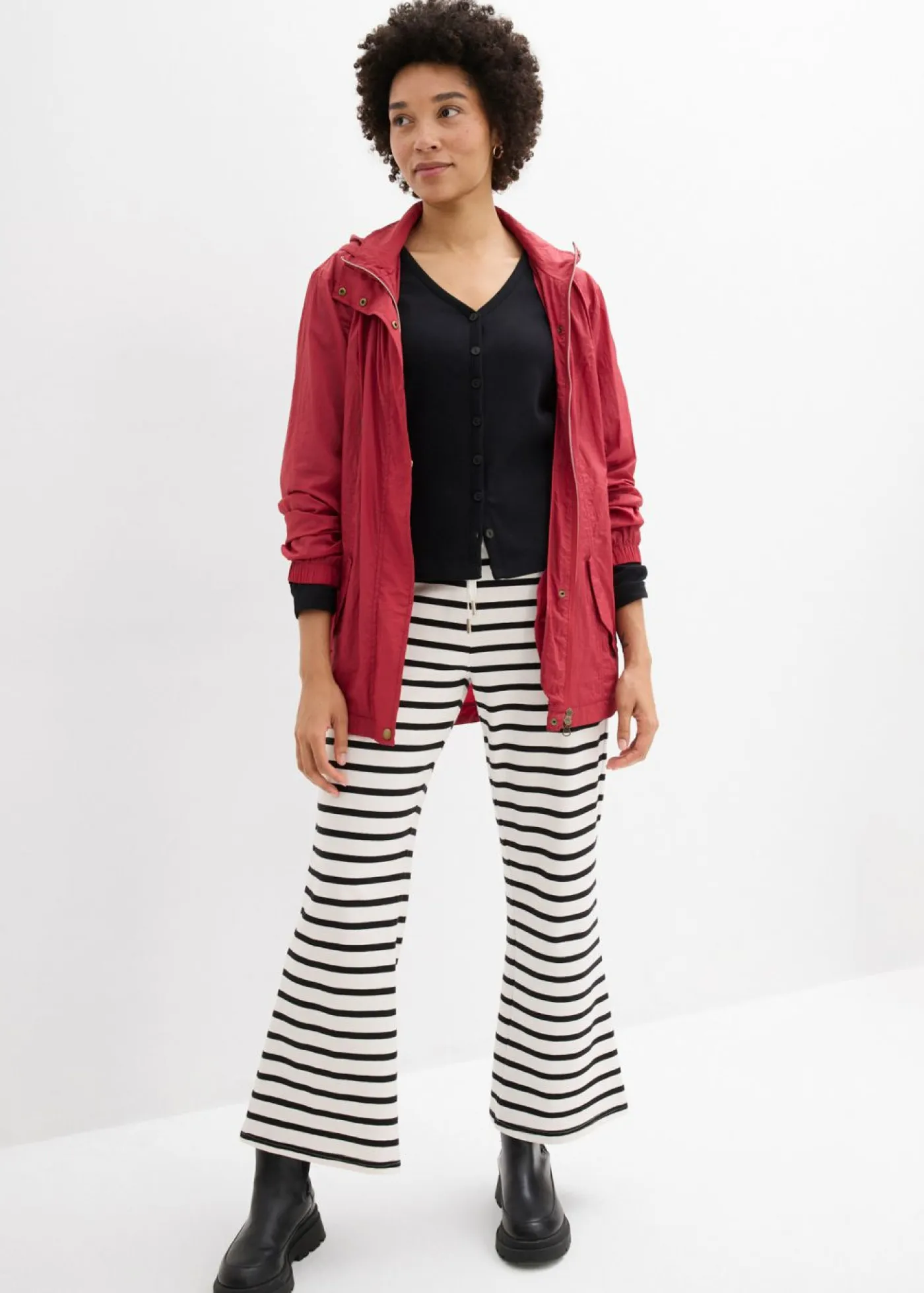 Mujer bonprix bonprix Chaqueta de punto grueso de algodón orgánico puro