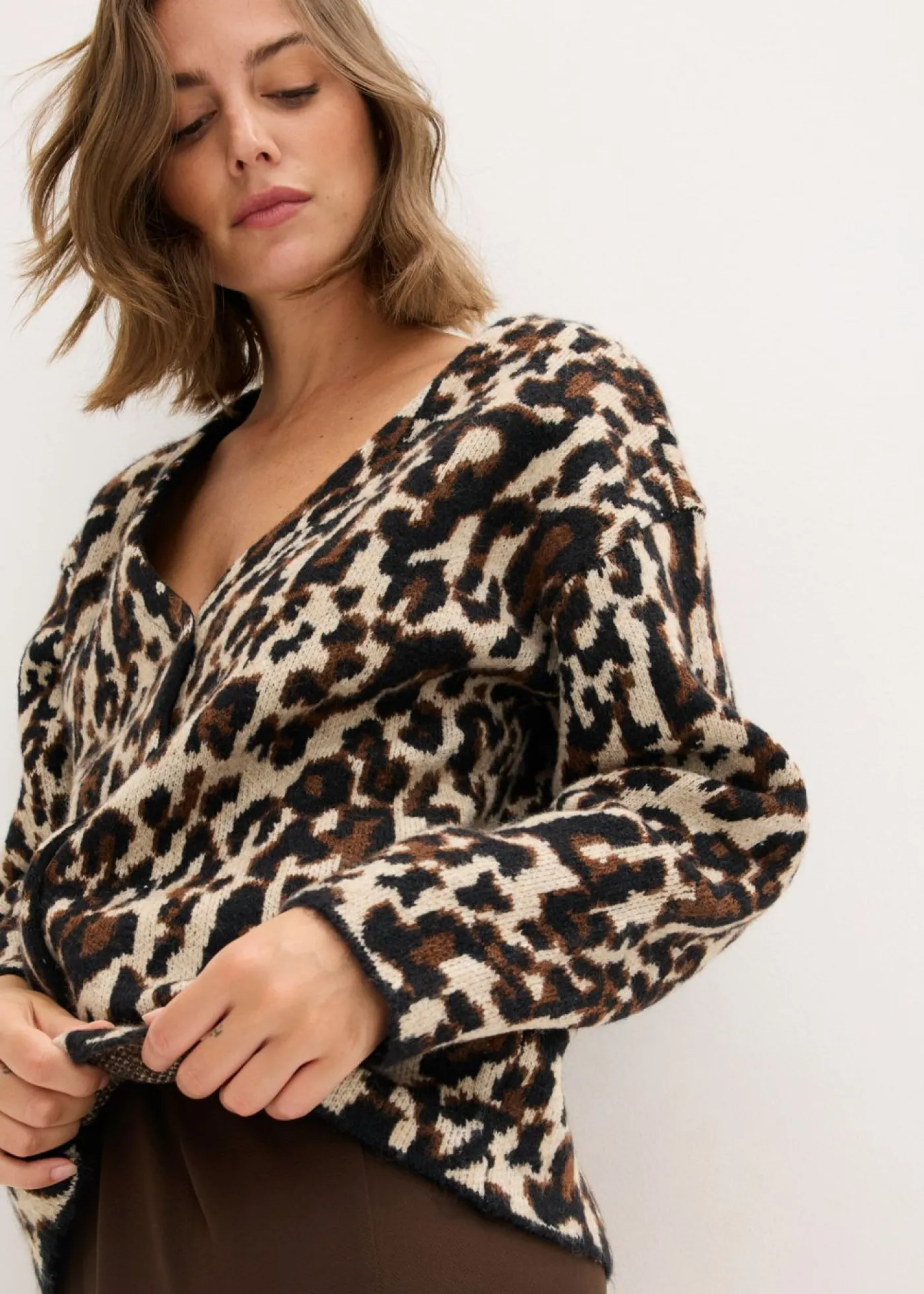 Mujer bonprix bonprix Chaqueta de punto jacquard