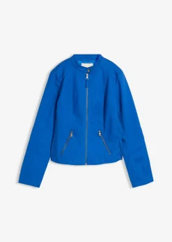 Mujer bonprix bonprix Chaqueta de sarga de algodón con insertos elásticos en los laterales