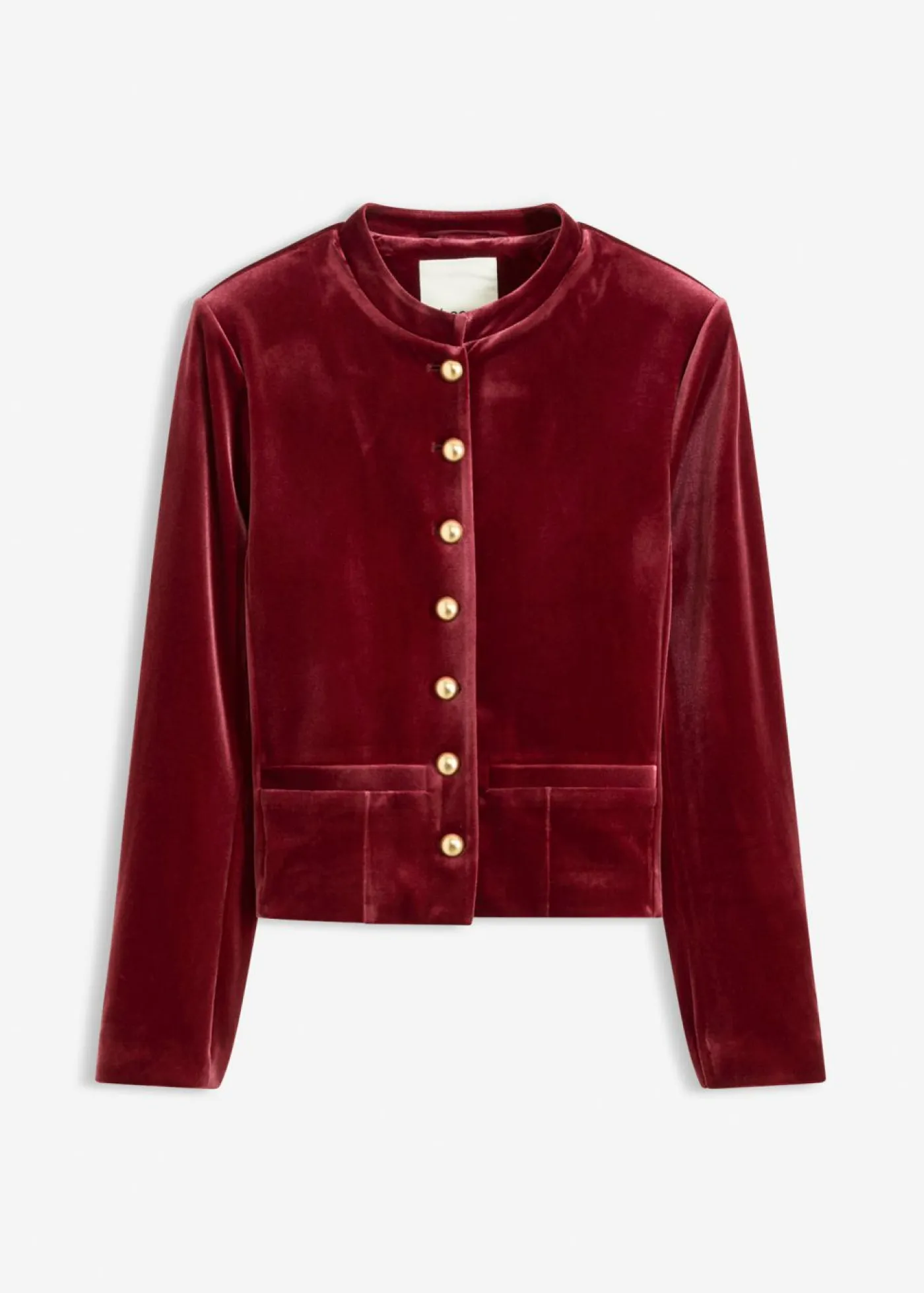 bonprix bonprix Chaquetas Y Abrigos>Chaqueta de terciopelo Rojo rubí