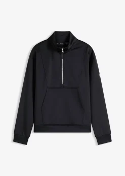 bonprix bonprix Ropa Deportiva|Chaquetas Y Abrigos>Chaqueta deportiva con cuello alto Negro