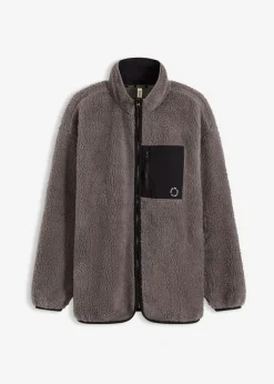 bonprix bonprix Ropa Deportiva|Chaquetas Y Abrigos>Chaqueta deportiva funcional con corte holgado Pizarra + negro