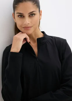 Mujer bonprix bonprix Chaqueta deportiva térmica con media cremallera y material de secado rápido