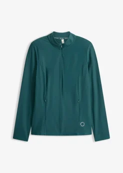 Mujer bonprix bonprix Chaqueta deportiva térmica con media cremallera y material de secado rápido