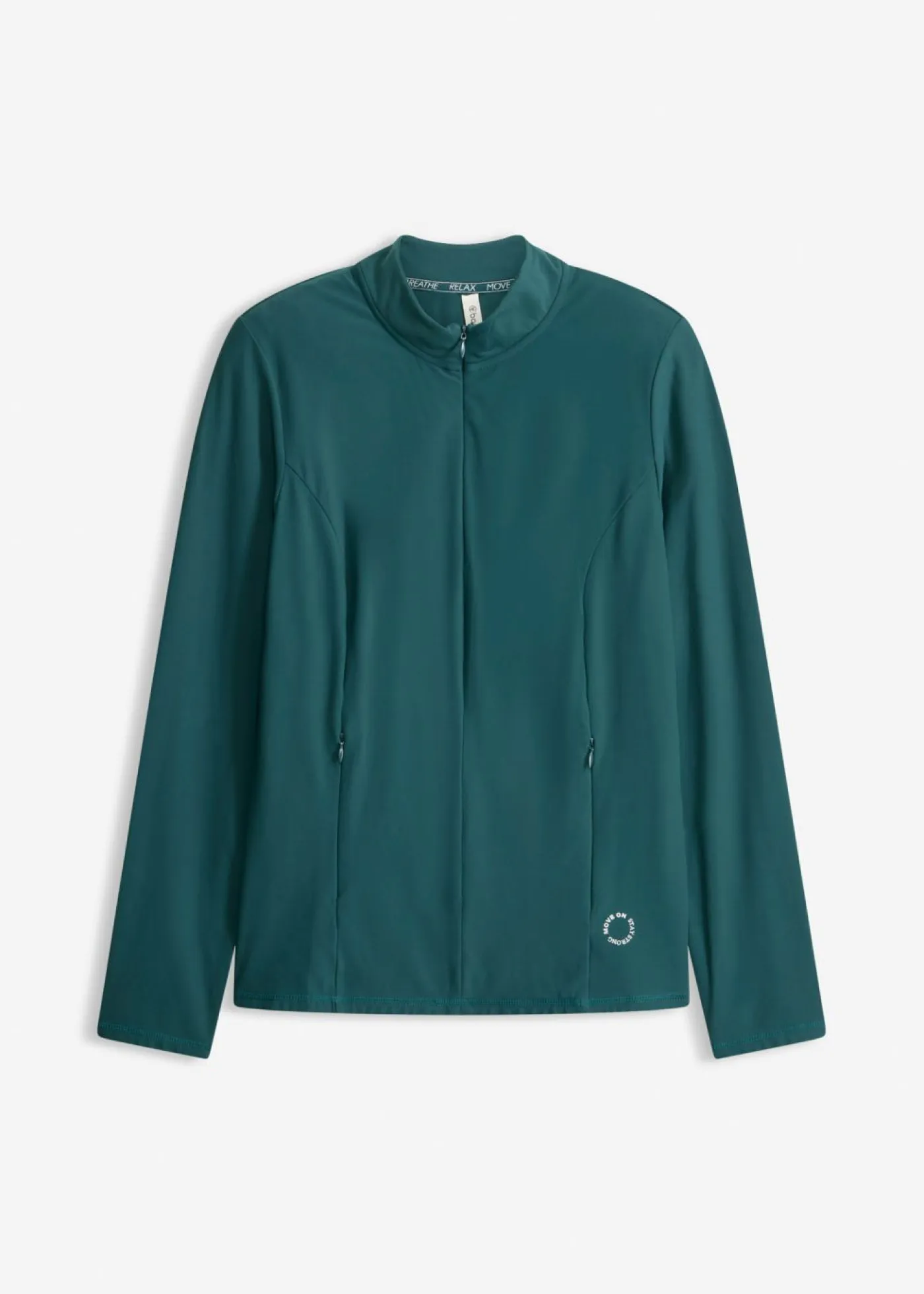 Mujer bonprix bonprix Chaqueta deportiva térmica con media cremallera y material de secado rápido