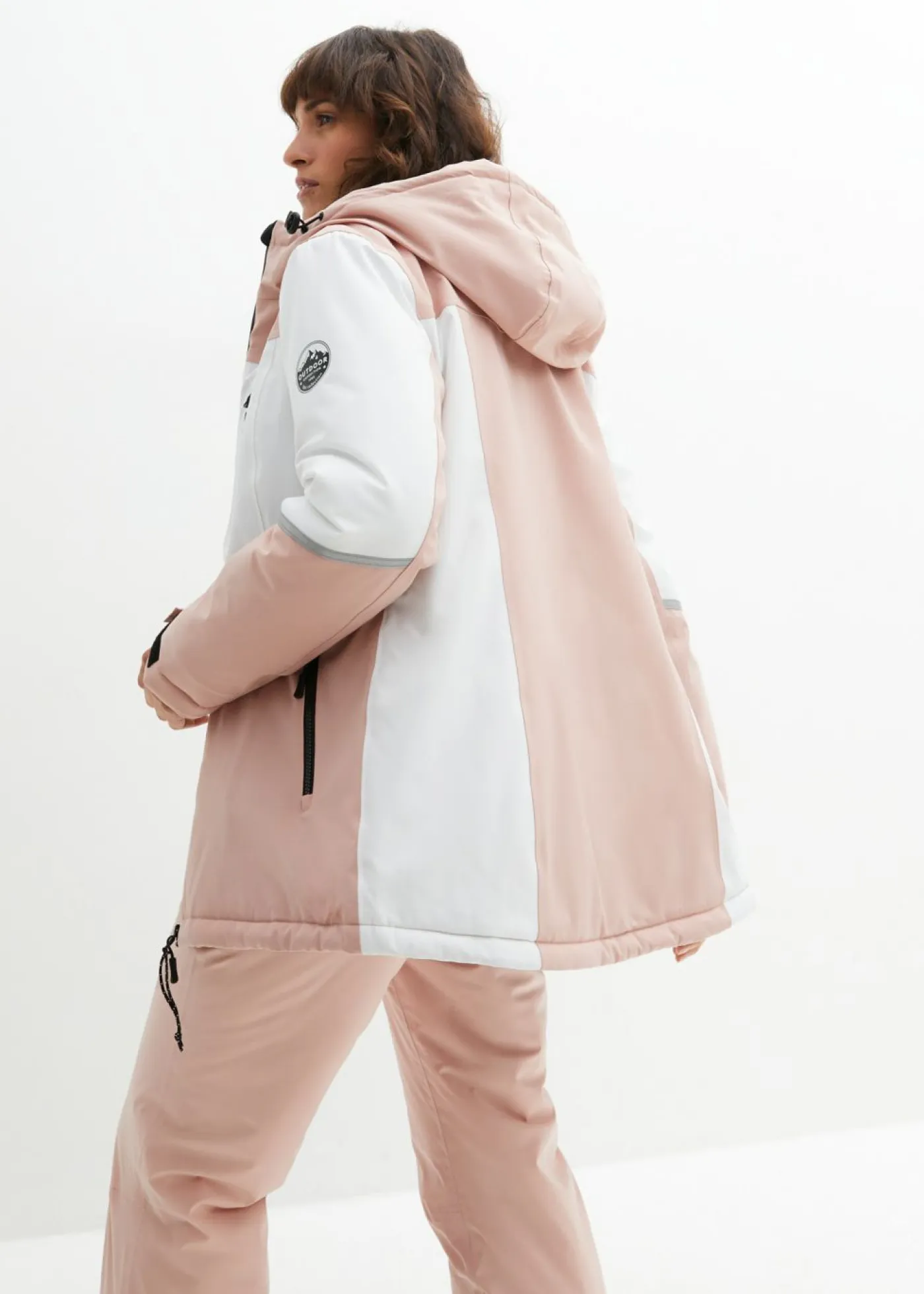 bonprix bonprix Ropa Para El Aire Libre|Ropa Deportiva>Chaqueta funcional de esquí de material impermeable Rosa vintage