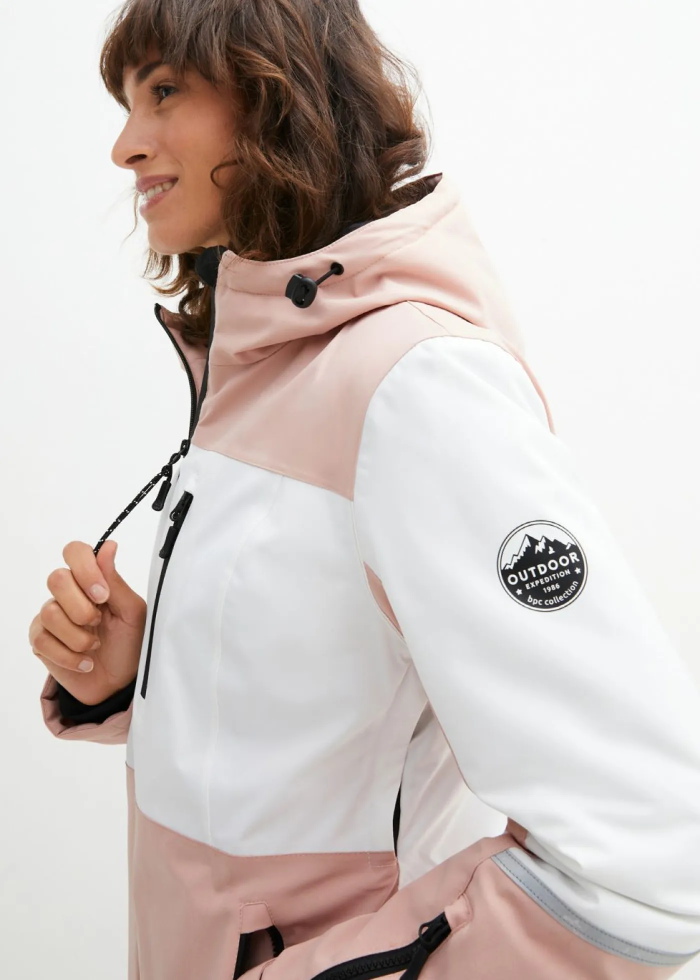 bonprix bonprix Ropa Para El Aire Libre|Ropa Deportiva>Chaqueta funcional de esquí de material impermeable Rosa vintage