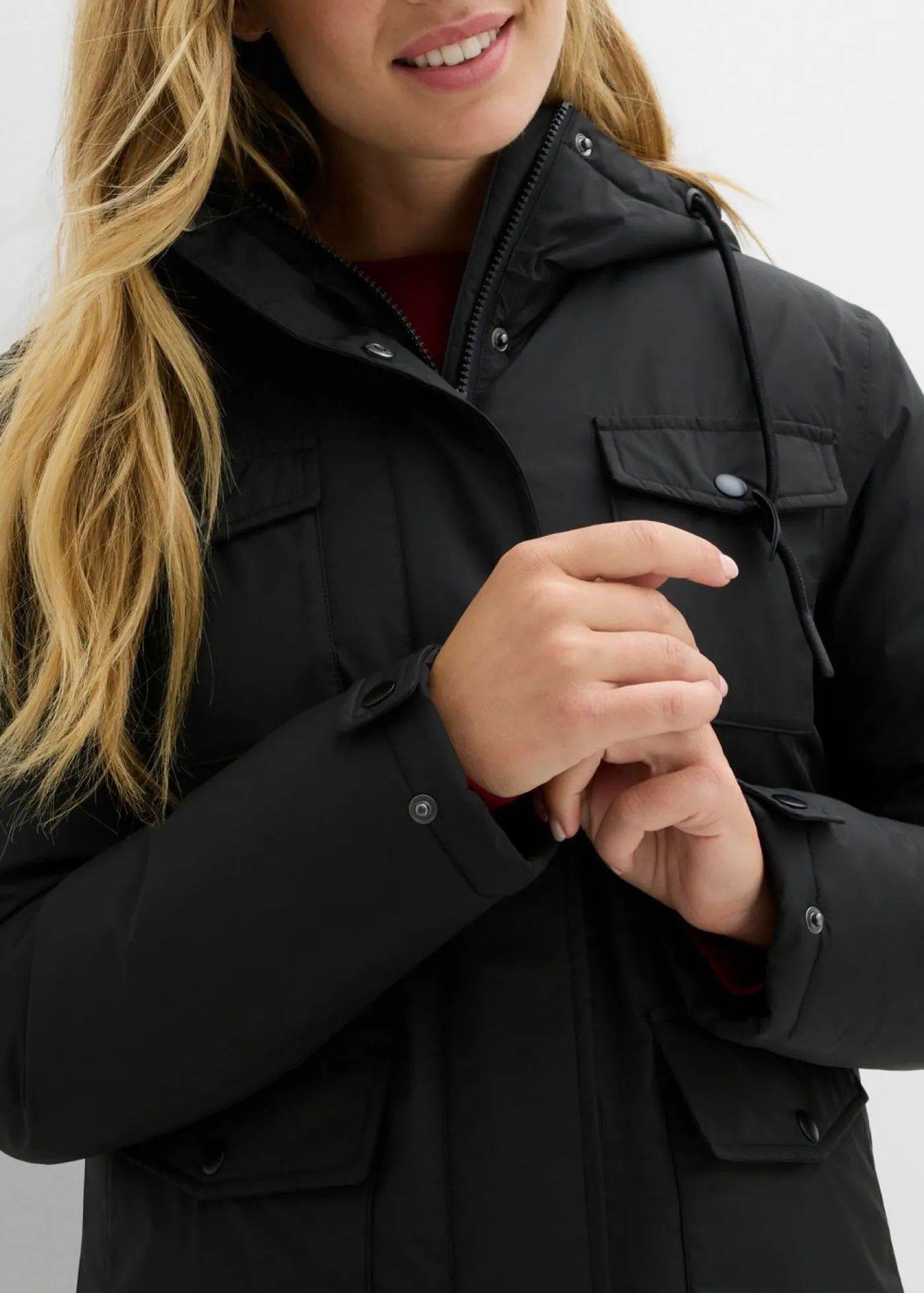 bonprix bonprix Chaquetas Y Abrigos>Chaqueta funcional impermeable Negro