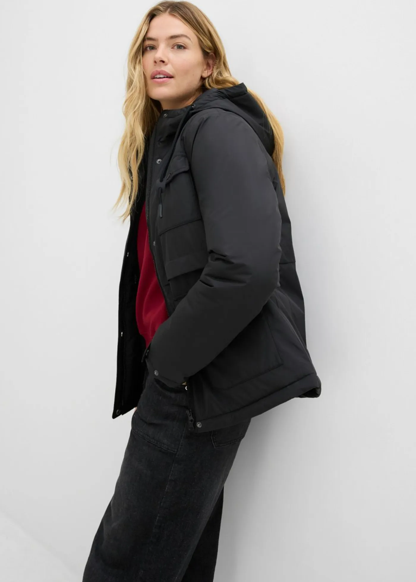 bonprix bonprix Chaquetas Y Abrigos>Chaqueta funcional impermeable Negro