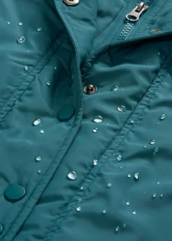 Mujer bonprix bonprix Chaqueta funcional impermeable con aspecto 2 en 1