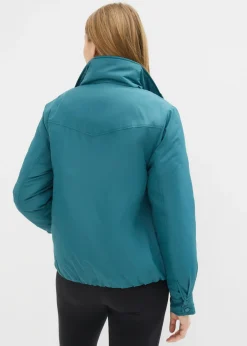 Mujer bonprix bonprix Chaqueta funcional impermeable con aspecto 2 en 1