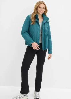 Mujer bonprix bonprix Chaqueta funcional impermeable con aspecto 2 en 1