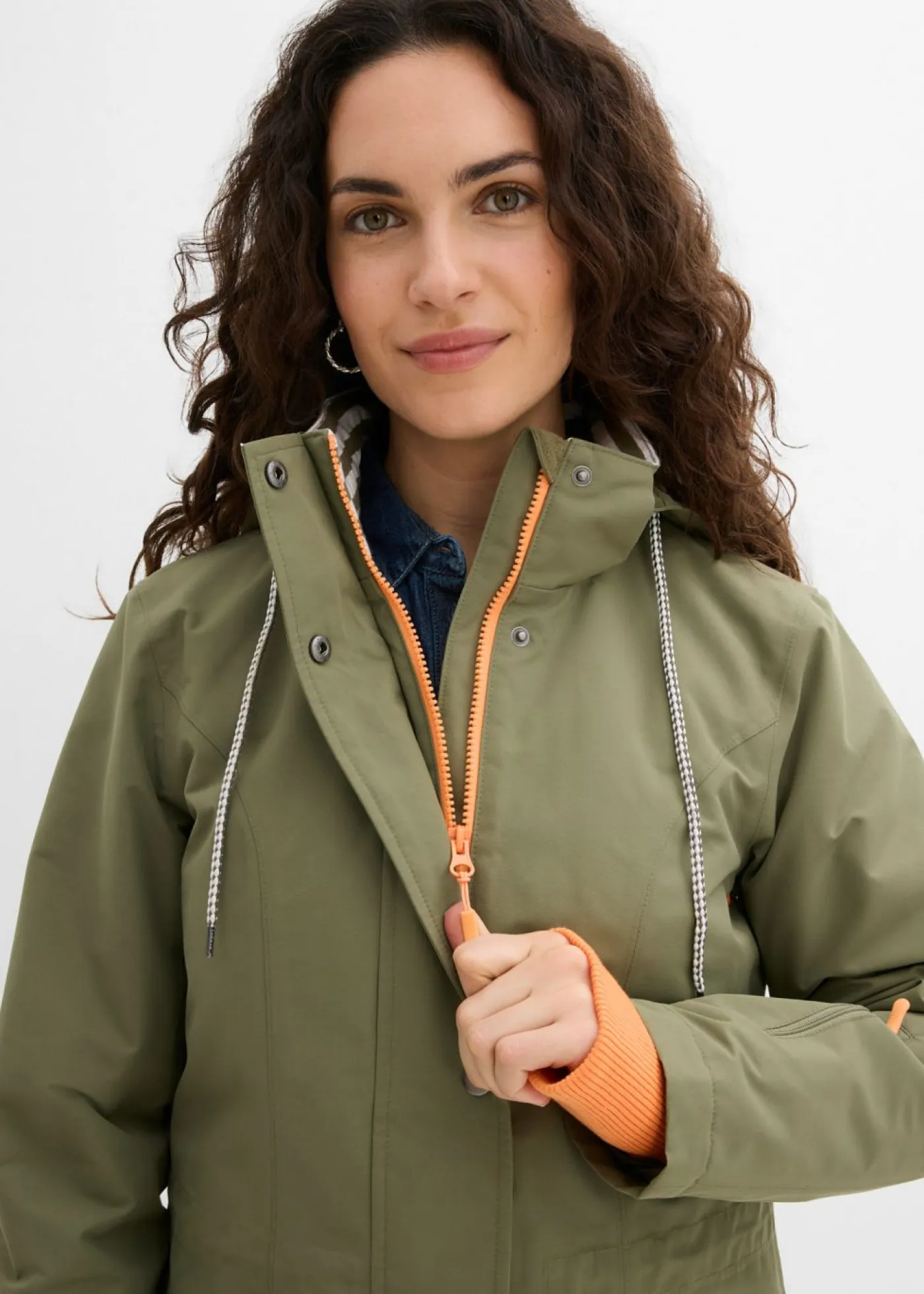 Mujer bonprix bonprix Chaqueta funcional impermeable de entretiempo