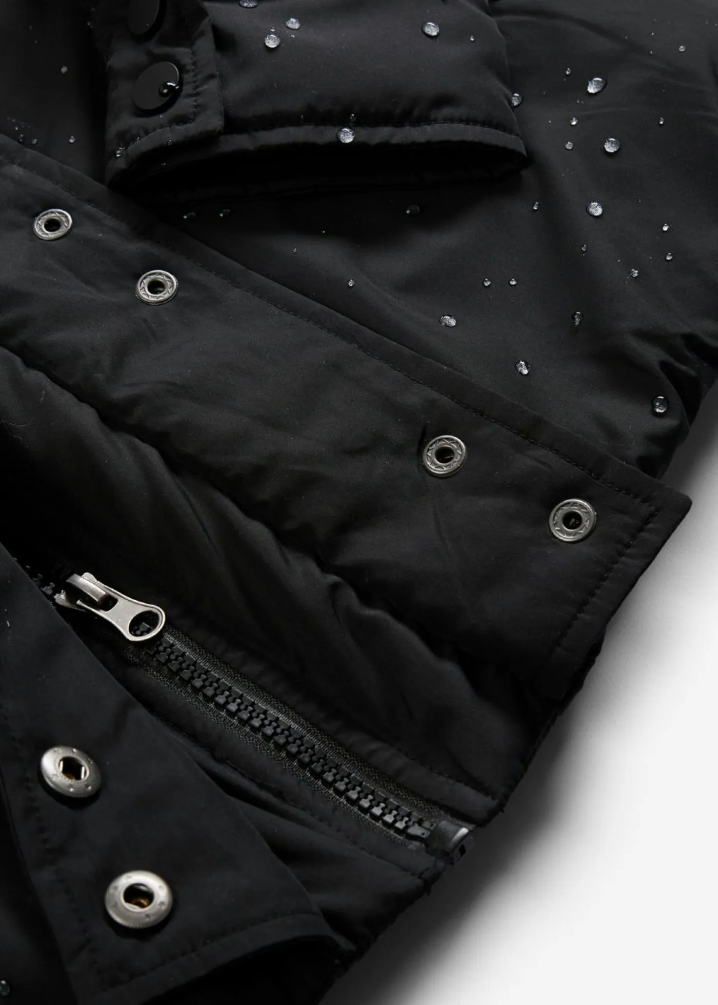 bonprix bonprix Chaquetas Y Abrigos>Chaqueta funcional impermeable con aspecto 2 en 1 Negro