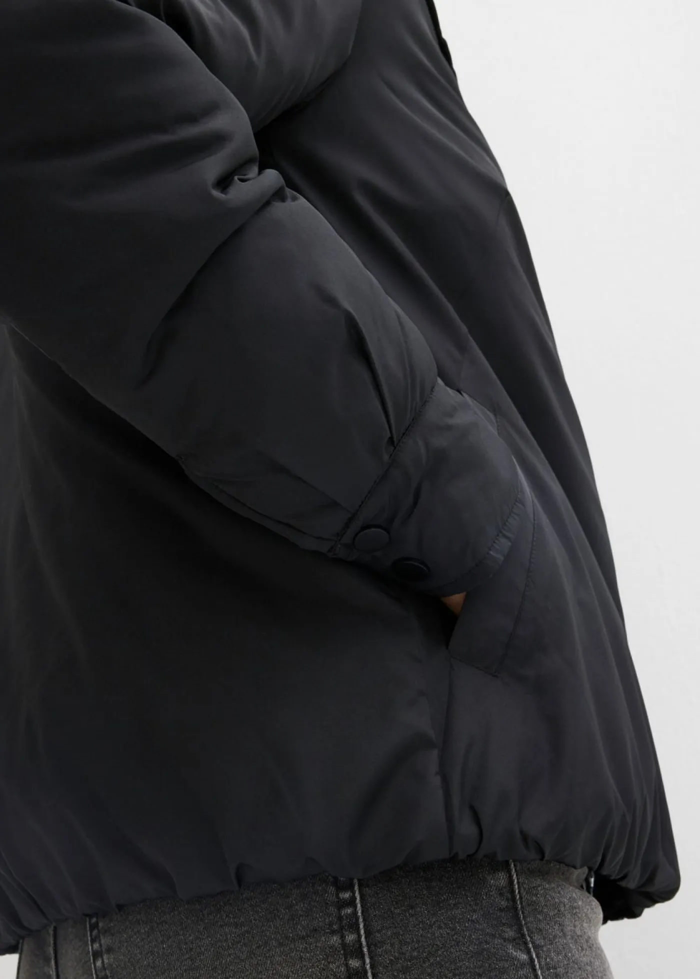 bonprix bonprix Chaquetas Y Abrigos>Chaqueta funcional impermeable con aspecto 2 en 1 Negro