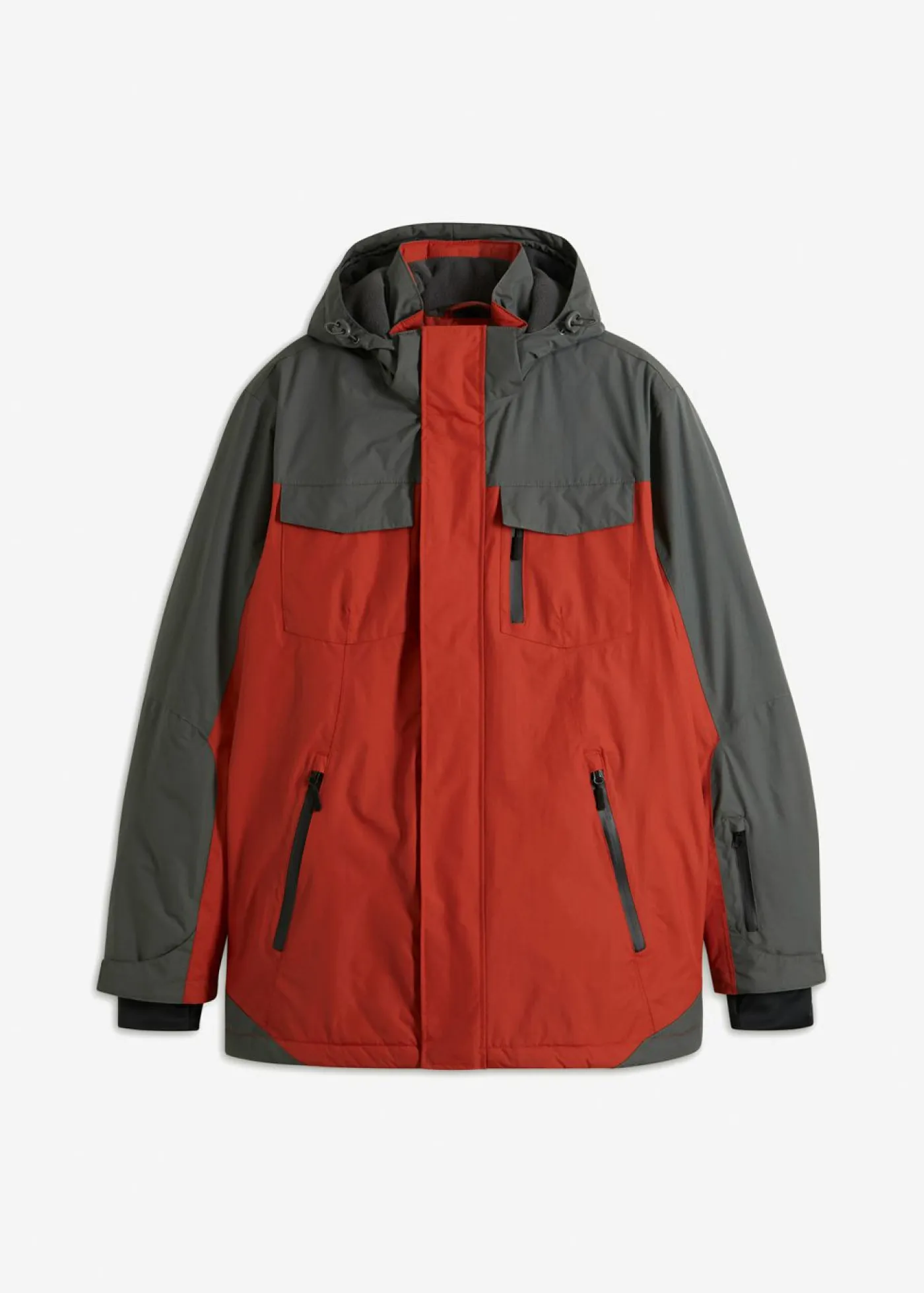 Hombre bonprix bonprix Chaqueta funcional impermeable con capucha desmontable