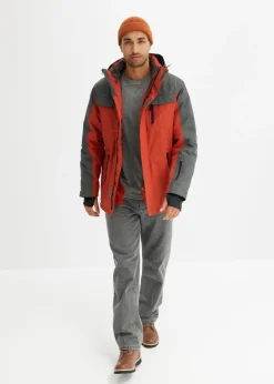 Hombre bonprix bonprix Chaqueta funcional impermeable con capucha desmontable