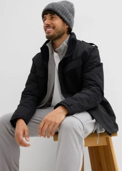 Hombre bonprix bonprix Chaqueta funcional impermeable con capucha enrollable