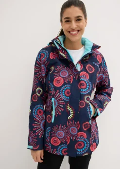 Mujer bonprix bonprix Chaqueta funcional impermeable 3 en 1 con capucha