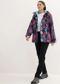 Mujer bonprix bonprix Chaqueta funcional impermeable 3 en 1 con capucha