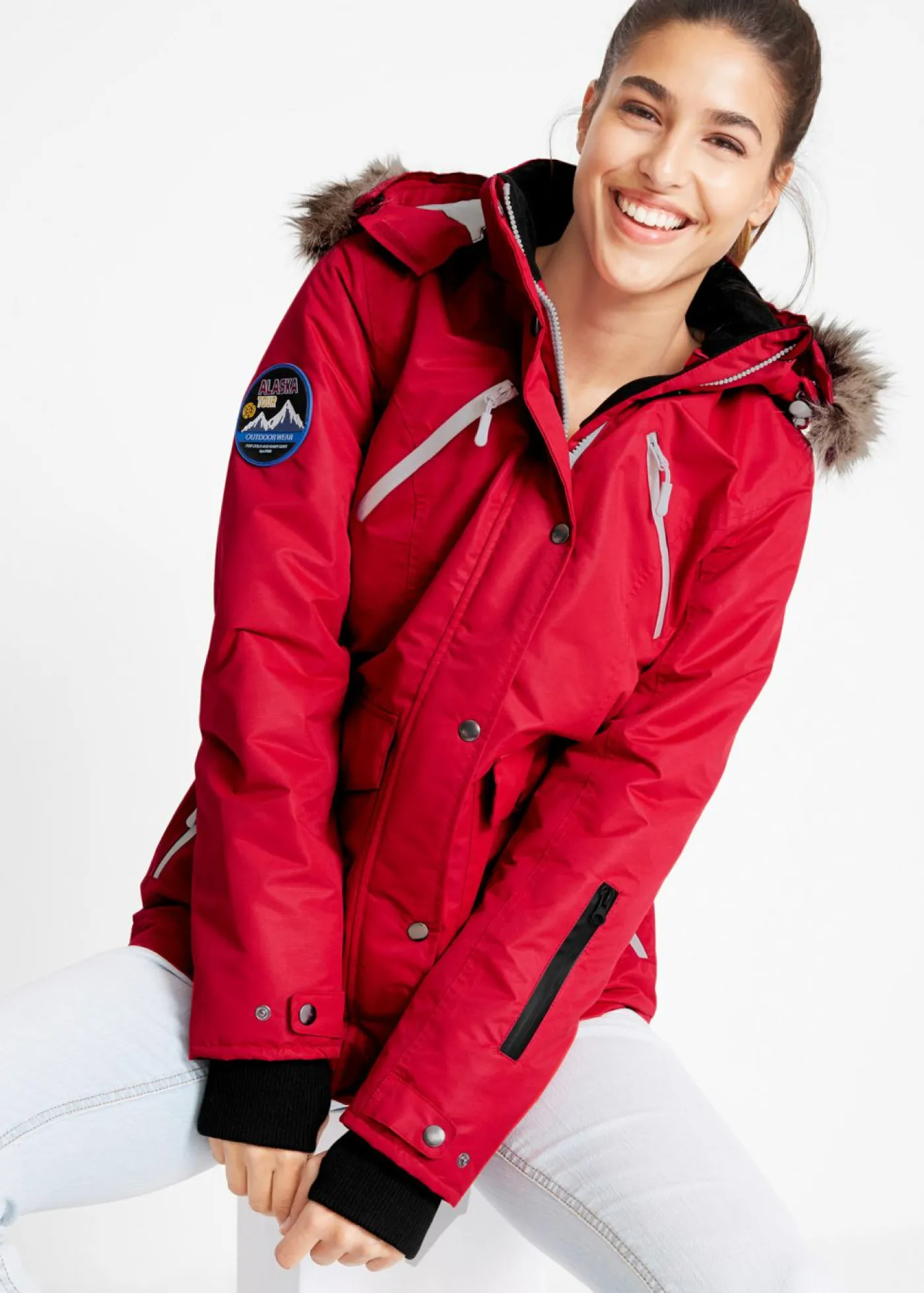Mujer bonprix bonprix Chaqueta funcional impermeable