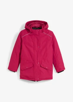Niños bonprix bonprix Chaqueta funcional impermeable con capucha desmontable y detalles reflectantes