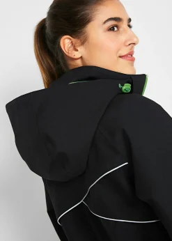 Mujer bonprix bonprix Chaqueta funcional impermeable con detalles reflectantes